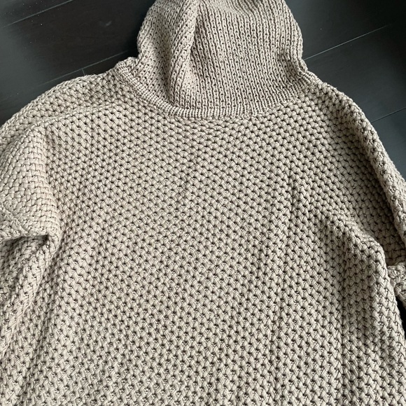Vintage Forever 21 Brown Knit Longnsleeve Turtleneck Sweater - Picture 2 of 5